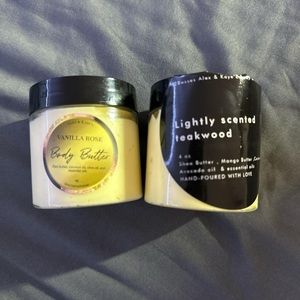 Homemade body butter.